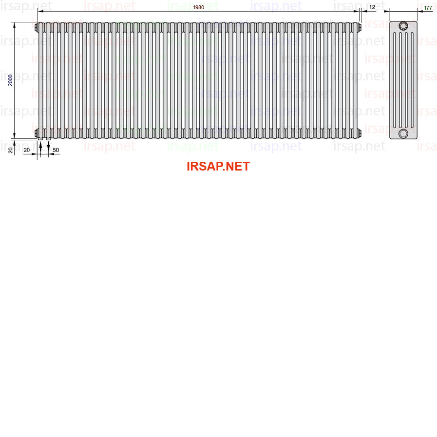 Радиатор IRSAP Tesi 52000/44 T18 CL 01